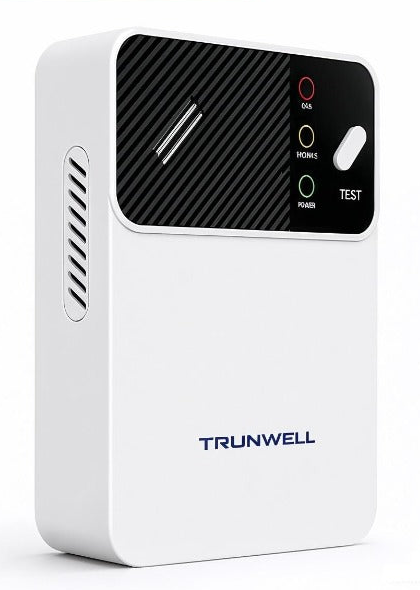 Trunwell WK-987 Natural Gas Alarm — angled product view